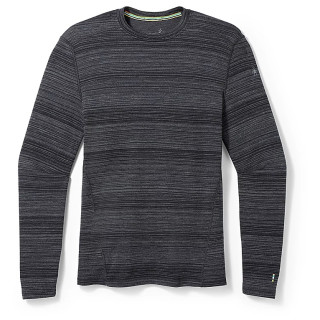 Męska koszulka Smartwool M Classic Thermal Merino Base Layer Crew Boxed czarny Black Color Shift