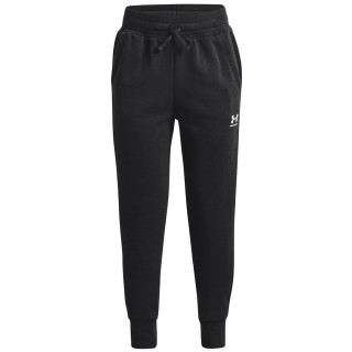 Dziecięce spodnie dresowe Under Armour Rival Fleece LU Joggers czarny Black/White