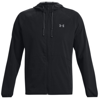 Męska kurtka wiosenna Under Armour Stretch Woven Windbreaker czarny Black / / Pitch Gray