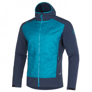 Kurtka męska La Sportiva Kap Hybrid Hoody M niebieski/jasnoniebieski Crystal/Night Blue