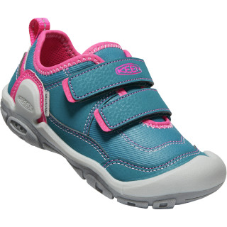 Buty dziecięce Keen Knotch Hollow Ds Youth niebieski/różowy blue coral/pink peacock