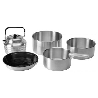 Naczynia Vango Aluminium Cook Set srebrny