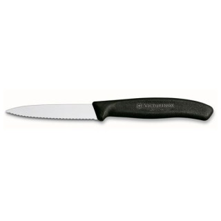 Nóż do warzyw Victorinox ząbkowany 8 cm czarny Black