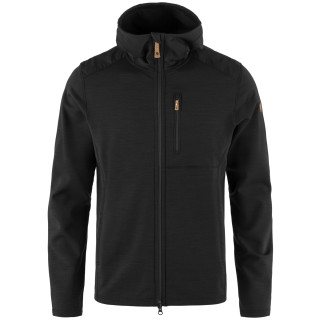 Męska bluza Fjällräven Keb Fleece Hoodie czarny Black