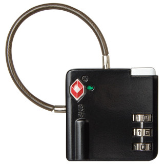 Kłódka Craghoppers TSA Padlock Combo/Cable czarny