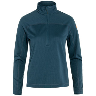 Bluza damska Fjällräven Abisko Lite Fleece Half Zip W niebieski