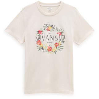 Koszulka damska Vans Wreath Of Flowers BFF Tee-B biały antique white