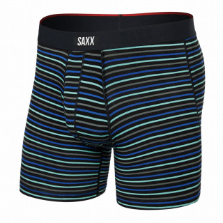 Bokserki Saxx Vibe Xtra Super Soft Boxer Brief Fly niebieski/czarny gent's stripe-sport blue