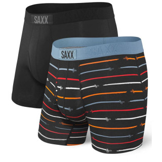 Bokserki Saxx Ultra Boxer Brief Fly 2Pk mix1 Black/Paintroller