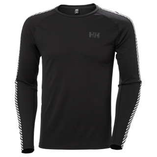 Męska koszulka Helly Hansen Lifa Active Stripe Crew czarny Black