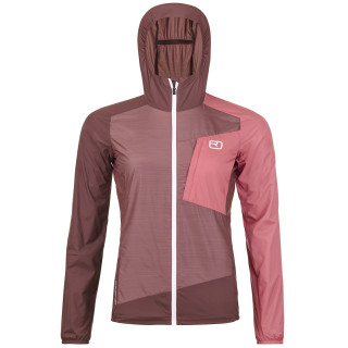 Kurtka damska Ortovox Windbreaker Jacket W różowy/fioletowy mountain rose