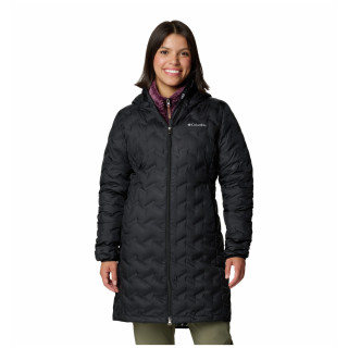 Damski płaszcz zimowy Columbia Delta Ridge™ II Long Down Jacket czarny Black