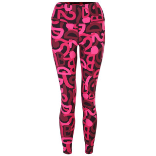 Damskie legginsy Dare 2b Influential Leging różowy Pure Pink Graffiti