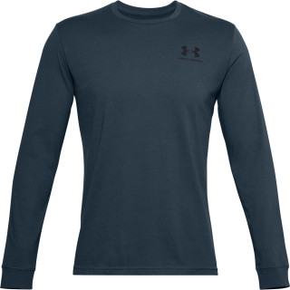 Koszulka Under Armour Sportstyle Left Chest LS niebieski MechanicBlue//Black