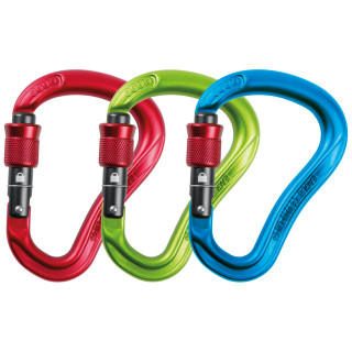 Zestaw karabinków Ocún Eagle Hms Screw 3-Pack mix1 Red, Blue, Green