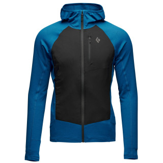 Męska bluza Black Diamond M Coefficient Lt Hybrid Hoody niebieski/czarny Kingfisher-Black (9038)