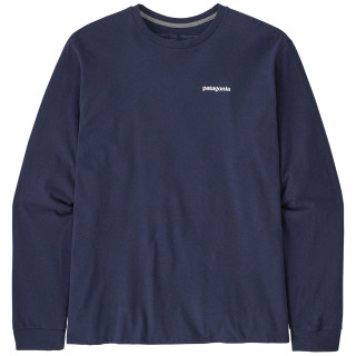 Koszulka męska Patagonia P-6 Logo Responsibili Tee LS ciemnoniebieski Classic Navy