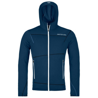 Męska bluza Ortovox Fleece Light Hoody M ciemnoniebieski deep ocean