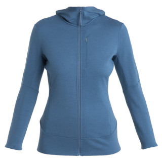 Bluza damska Icebreaker Women Merino 260 Quantum IV LS Zip Hoodie niebieski