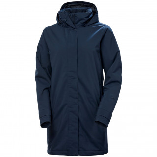 Damski płaszcz zimowy Helly Hansen W Sanna Ins Rain Coat niebieski Navy