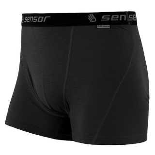 Bokserki Sensor Merino Wool Active czarne czarny