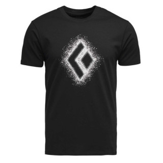 Koszulka męska Black Diamond M Chalked Up 2.0 Ss Tee czarny