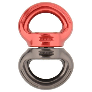 Krętlik DMM Axis Swivel Large szary/czerwony Titanium/Red