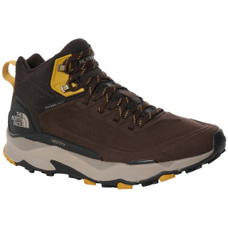 Buty męskie The North Face Vectiv Exploris Mid Futurelight Leather ciemnobrązowy DeepBrown/TnfBlack