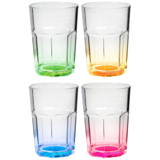 Zestaw kieliszków Brunner Octoglass Color Set niebieski/fioletowy