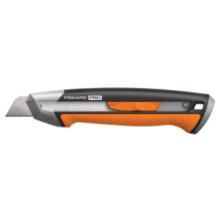 Nóż budowlany Fiskars Carbomax czarny/pomarańczowy Black/Orange