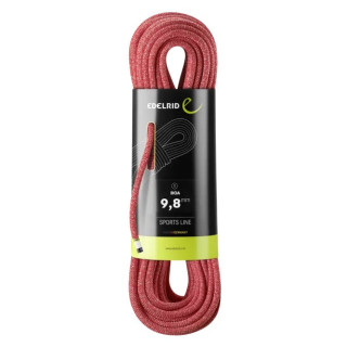 Lina Edelrid Boa 9,8mm 40 m czerwony