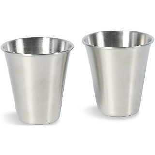 Kieliszki ze stali nierdzewnej Tatonka Shot Cup Set srebrny Steel