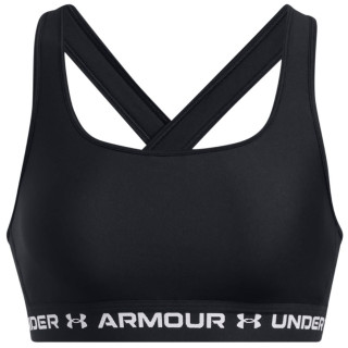 Sportowy biustonosz Under Armour Crossback Mid Bra czarny BLK