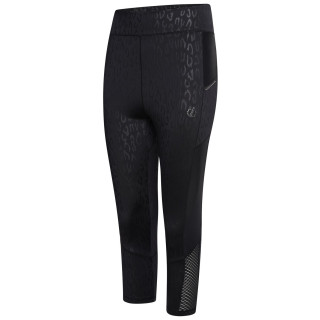 Legginsy damskie 3/4 Dare 2b Shine Bright 3/4 czarny/szary BlackCire