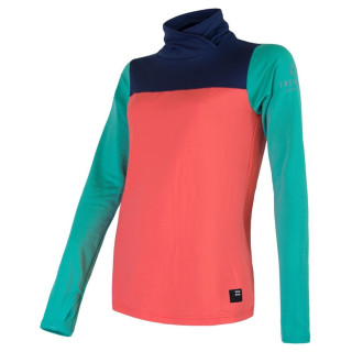 Bluza damska Sensor Coolmax Thermo różowy/niebieski Coral/SvZelené/Tm