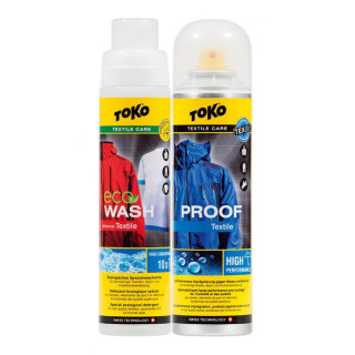 Impregnacja do tekstyliów TOKO Duo Pack Textile Proof & Textile Wash 250 ml