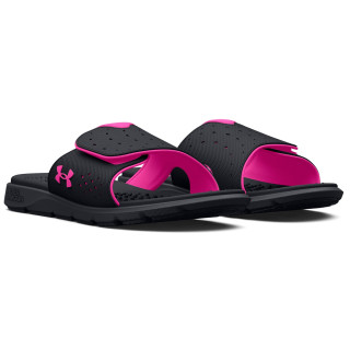 Kapcie damskie Under Armour W Ignite 7 SL czarny Black / Black / Rebel Pink