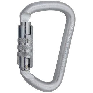 Karabina Camp Steel D Pro 2Lock srebrny