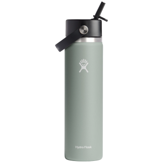 Butelka termiczna Hydro Flask Wide Flex Straw Cap 24 oz jasnoszary agave