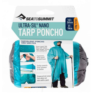 Ponczo Sea to Summit Ultra-Sil Nano Tarp Poncho turkusowy Blue