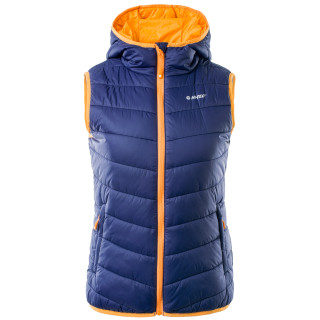 Kamizelka damska Hi-Tec Lady Solnis niebieski EveningBlue/GrenadineOrange