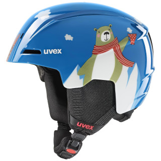 Kask narciarski dla dzieci Uvex Viti niebieski blue bear