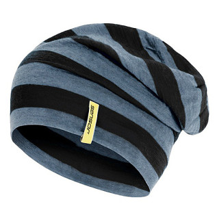 Czapka Sensor Merino Wool czarny/szary BlackStripes