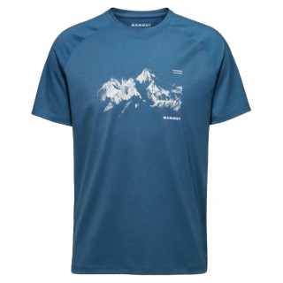 Koszulka męska Mammut Mountain T-Shirt Men 8035m niebieski deep ice