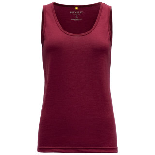 Damski podkoszulek Devold Eika Woman Singlet ciemnoczerwony Beetroot