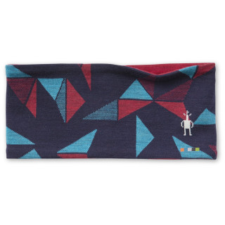 Opaska Smartwool Merino 250 Reversible Headband czerwony/niebieski DeepNavyPinwheel