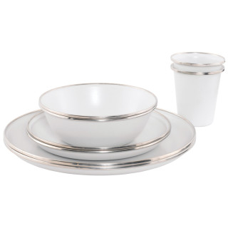 Zestaw naczyń Outwell Delight 2 Person Dinner Set biały