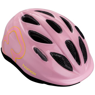 Dziecięcy kask rowerowy Hamax Skydive różowy Pink/Yellow