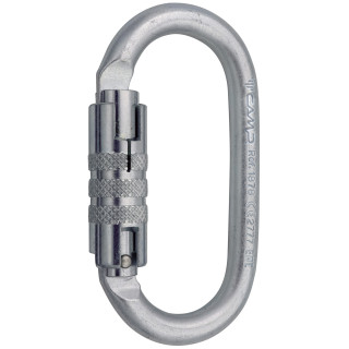 Karabina Camp Steel Oval Pro 2Lock srebrny