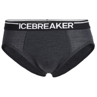 Slipy męskie Icebreaker Mens Anatomica Briefs czarny/biały JetHthr/Black